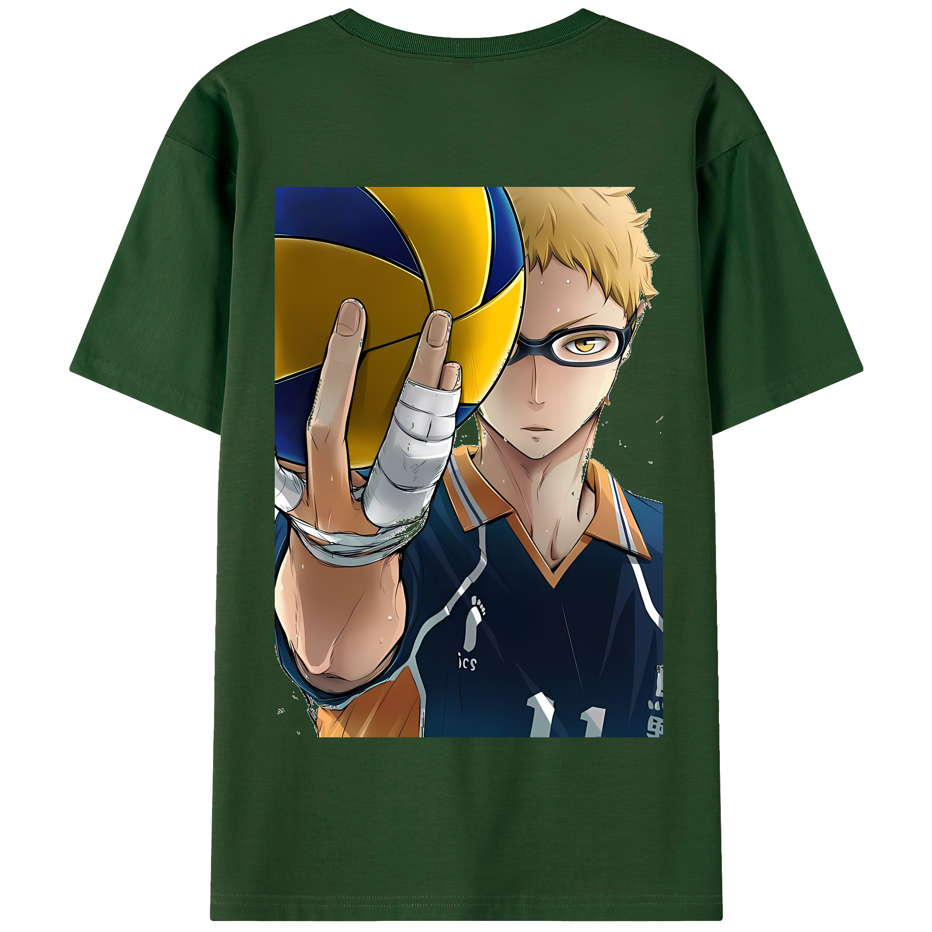 （画像用） ハイキュー!! Haikyu!! 綿100％半袖Tシャツ（背面プリント）